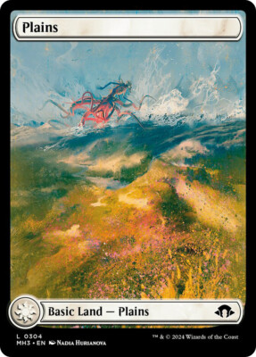MTG Plains 304 Full Art  - Modern Horizons 3 #304