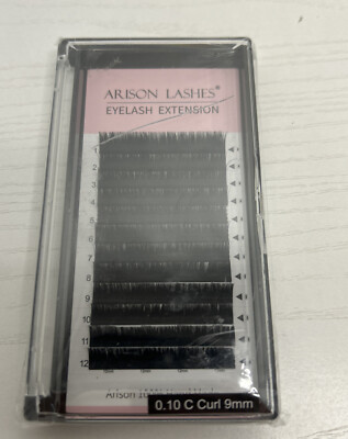 Arison Lashes Eyelash Extension 0.10 C Curl 9mm j-01