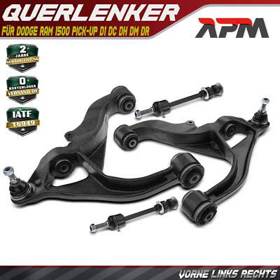 4x Querlenker Satz Vorne Links Rechts für Dodge Ram 1500 Pick-up D1 DC DH DM DR