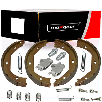MAXGEAR Bremsbacken + Federsatz + Nachsteller Hinten für BMW 1 2 3 4 5 X1