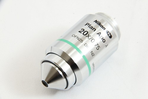 Objetivo microscopio Nikon Plan Apo Lambda 20x / 0,75 ∞/0,17 WD1,0 DIC N2 #5497 - Imagen 5 de 10