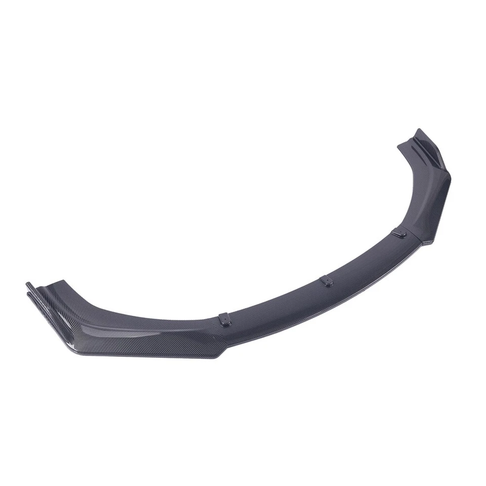 Carbon Fiber Style Front Bumper Lip Splitter Spoiler For Mitsubishi Lancer 2010 - Imagem 3 de 4