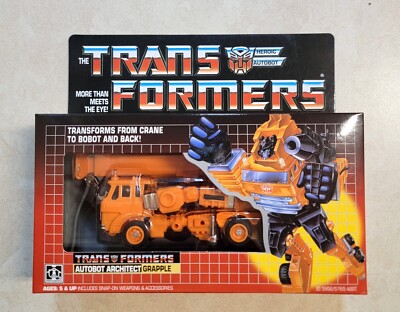 TRANSFORMERS G1 AUTOBOT GRAPPLE US SELLER MISB RARE! CAR TOY ROBOT TRUCK