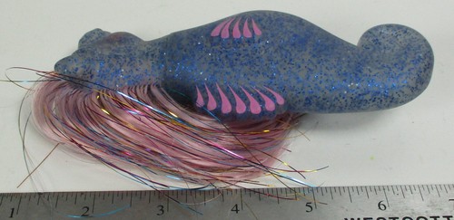 HQG1C G1 Style Sea Pony Custom Sparkle Sapphire Seas mit gelber Muschel Neu lose - Bild 5 von 9