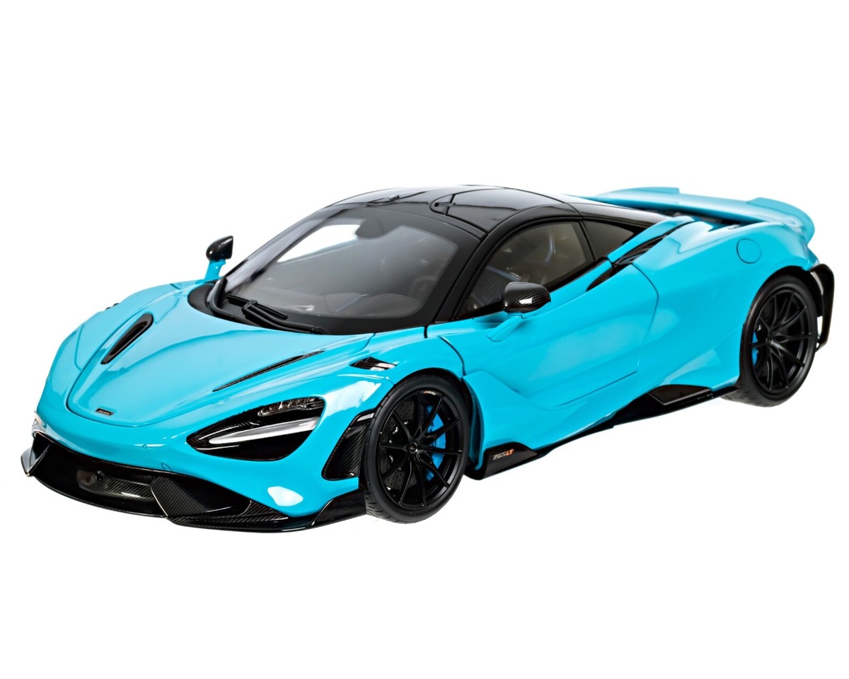 HPD 18002 1:18 McLAREN 765LT (CURACAO BLUE) L.E. OF 600