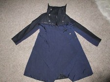 Le Casual De Marithe Francois Girbaud Women Coat Large Italy Navy Wool Blend