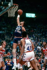 Marvin Webster of the New York Knicks1981 Basketball Photo 12