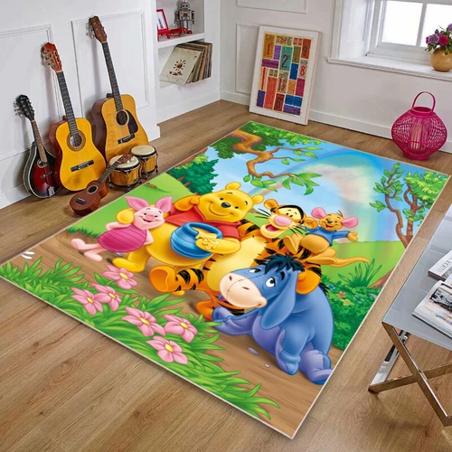 Alfombra 3D Winnie The Pooh alfombra de salón alfombra de suelo alfombras antideslizantes DE - Imagen 14 de 29