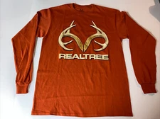 Realtree Long Sleeve T-Shirt Orange (Medium 38-40) - NWOT