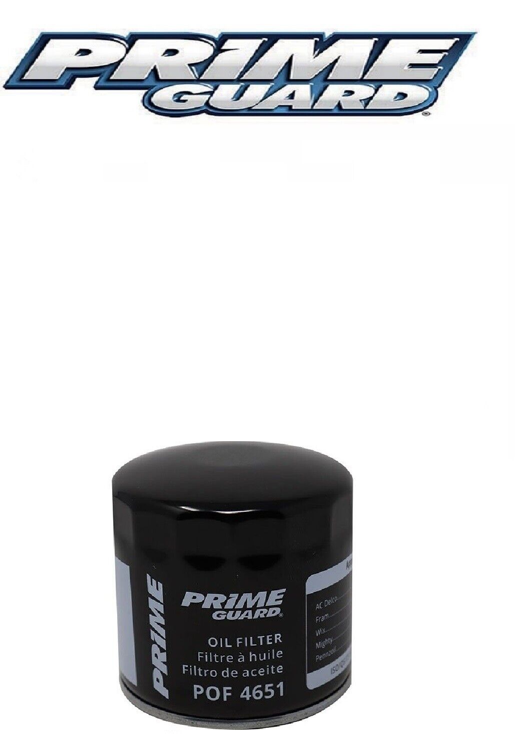 1X Engine Oil Filter Prime Guard POF4651