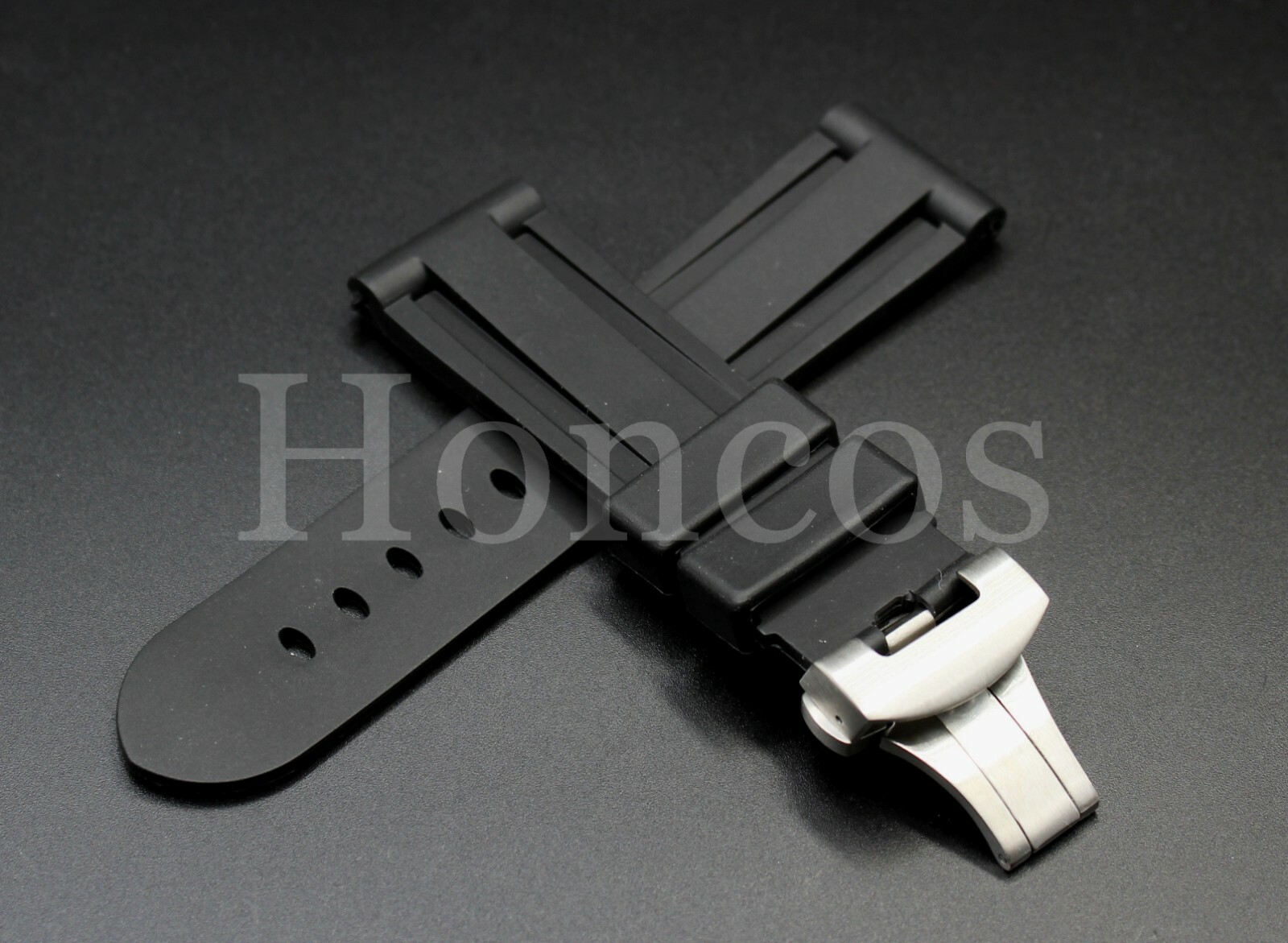 Sostituzione Cinturino Orologio Per Panerai Luminor Black 24 Mm - Foto 8