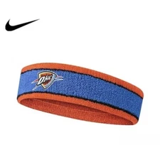 Nike NBA Elite OKC THUNDER Basketball Headband Style N1000544-404 OSFM