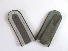 DDR NVA Uniform - Schulterst&uuml;cke Unteroffizier Chemie Dienste schwarze Waffenfar