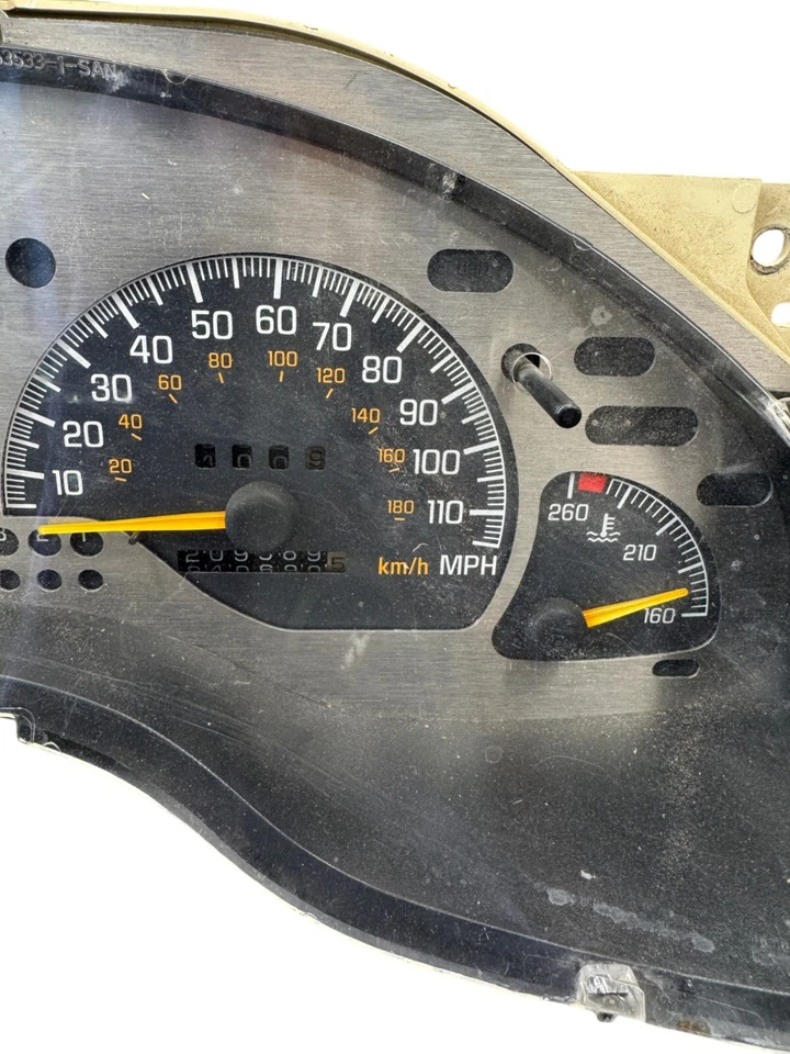 Pontiac Grand Prix 1998-2003 velocímetro cuadro de instrumentos indicadores / 09361432 Foto 4 de 4