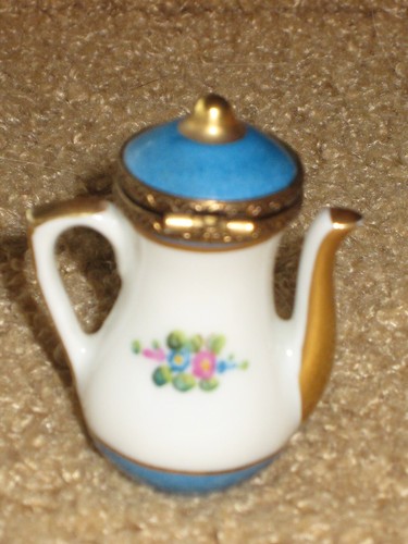 Limoges Porzellan Kaffeekanne - Bild 2 von 4