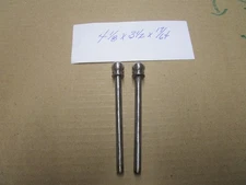 2 - Vintage Cannon Ball Top Finial Door Hinge Pins 4 1/8" by 3 1/2'' x 17/64''