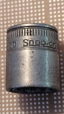 Snap-on Tools F-180 Shallow Socket 9/16 in. 3/8" Drive 12 Point SAE USA 