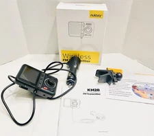 Nulaxy KM28 Wireless FM Transmitter Bluetooth Car Adapter Google Assistant