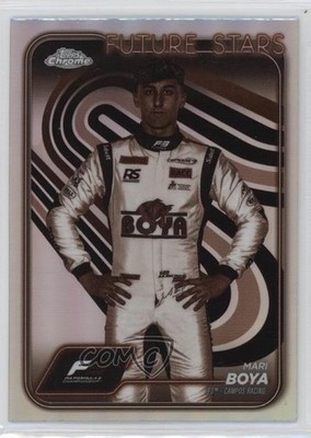 2024 Chrome Formula 1 F3 Drivers Future Stars Sepia Refractor Mari Boya #54 0a8d