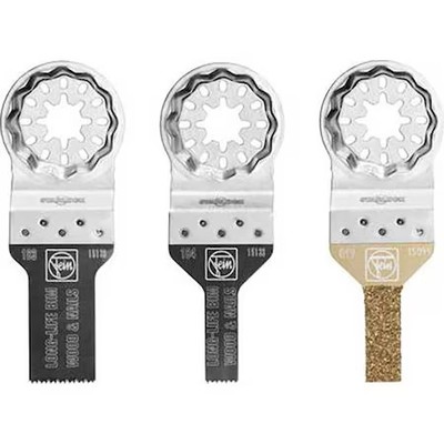 Fein 35222967090 Osciltoolbladeset, 3Pcs, W:0.375'';0.8125