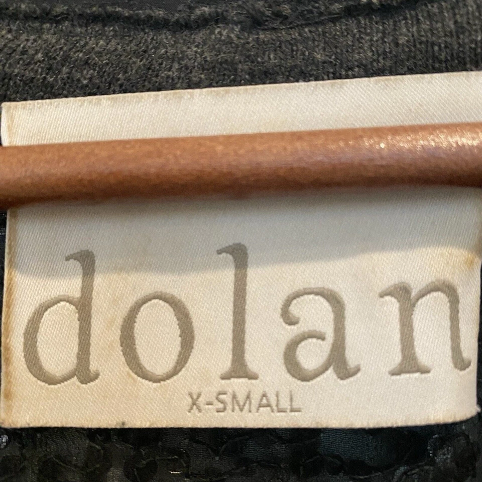 Suéter Dolan Mujer XS Gris Cadena Lentejuelas Adornado Anthropologie Borde Seda EE. UU. Foto 2 de 4