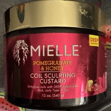 Mielle Pomegranate & Honey Coil Sculpting Custard 12oz./340g New