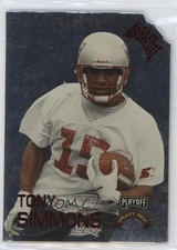 1998 Playoff Absolute Retail Draft Picks Blue Tony Simmons #18 Rookie RC