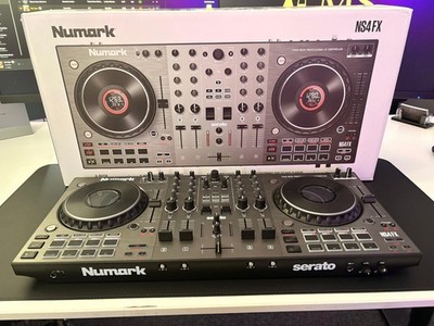 Numark NS4FX 4-Kanal DJ Controller Serato   neuwertig, OVP & Zubehör