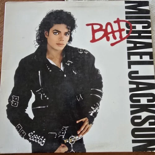 Michael Jackson Bad LP Vinyl 1987 1st Pressing Epic OE 40600 G1 VG+/VG+