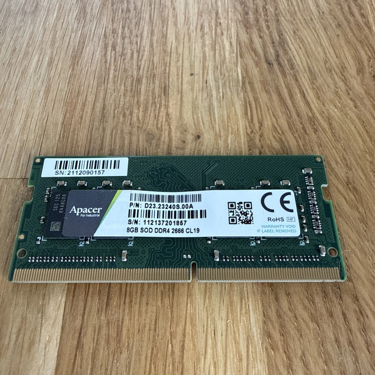 Apacer Computer Memory (RAM) for sale | eBay UK