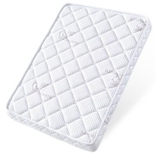 Pack and Play Mattress - 38" x 26"- Premium Knitted Fabric Safety Reinforced ...