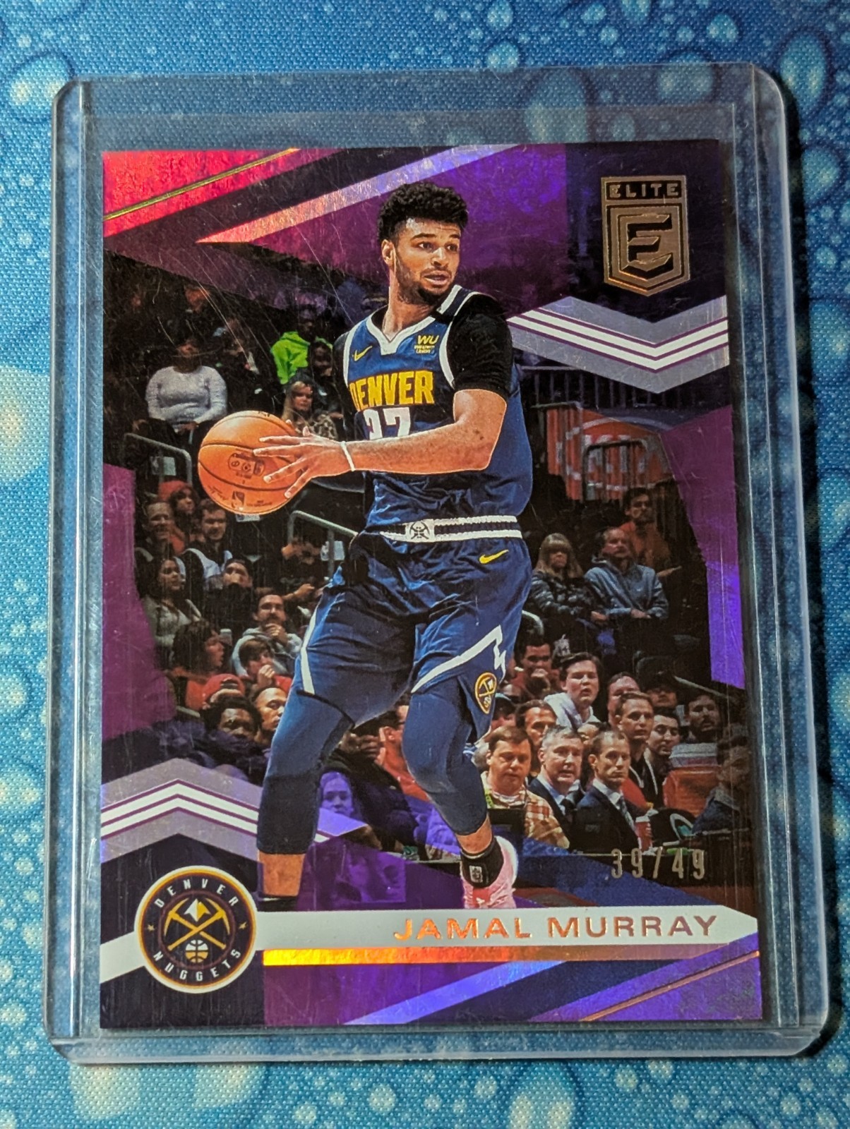 2019-20 Donruss Elite - Jamal Murray #91 Aspirations Purple #'d /49 Nuggets