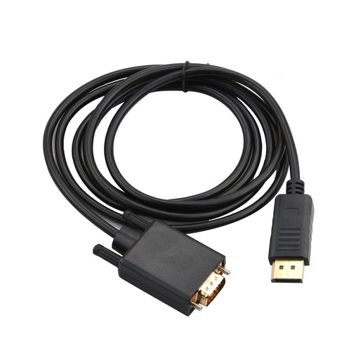 1080P DP to VGA Converter Display Port Male to VGA Male Adapter Cable 1920x1200 - Picture 3 of 10