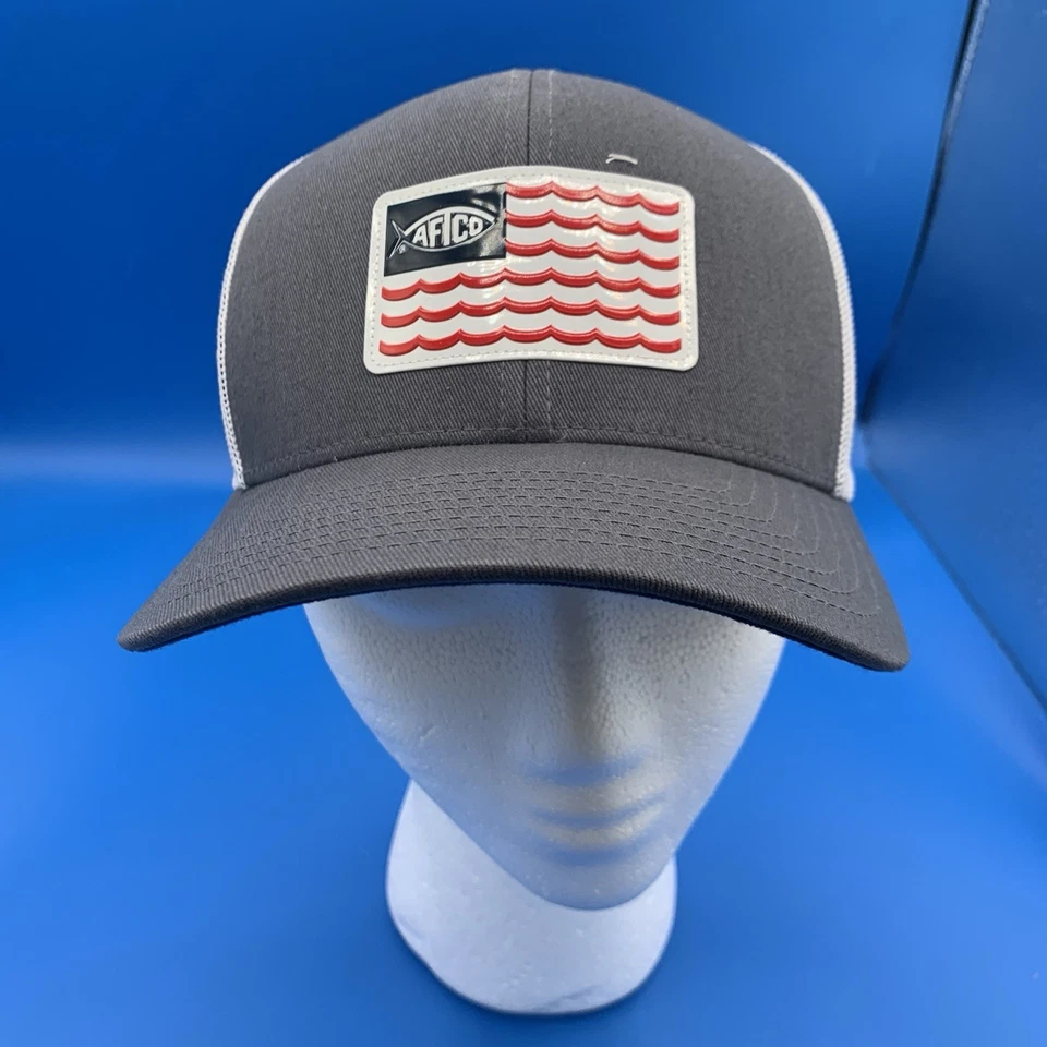 NUEVO CON ETIQUETAS CAPPELLINO AFTCO Cantón Trucker Sombrero COLOR CARBÓN NUEVO Foto 2 de 4