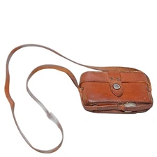 Vintage 1940s Argus C3 Leather Camera Case – Collectible Display Art Decor