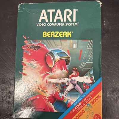 Berzerk (Atari 2600, 1982) Brand New!  Sealed!  Box Has Damage