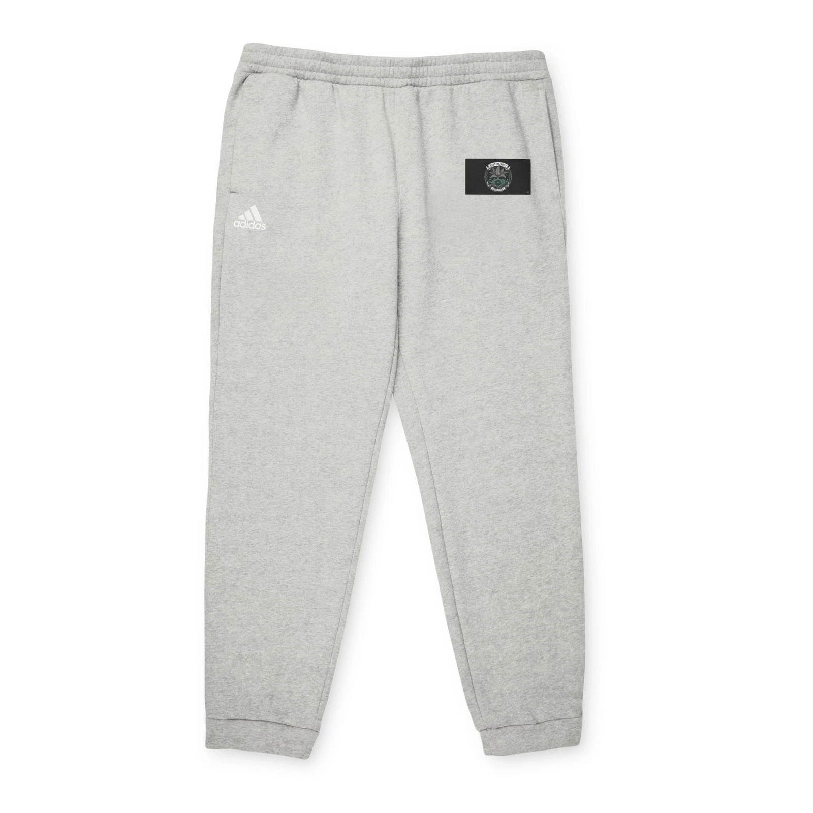 adidas Logo Joggers | Grey Fleece Sweatpants
