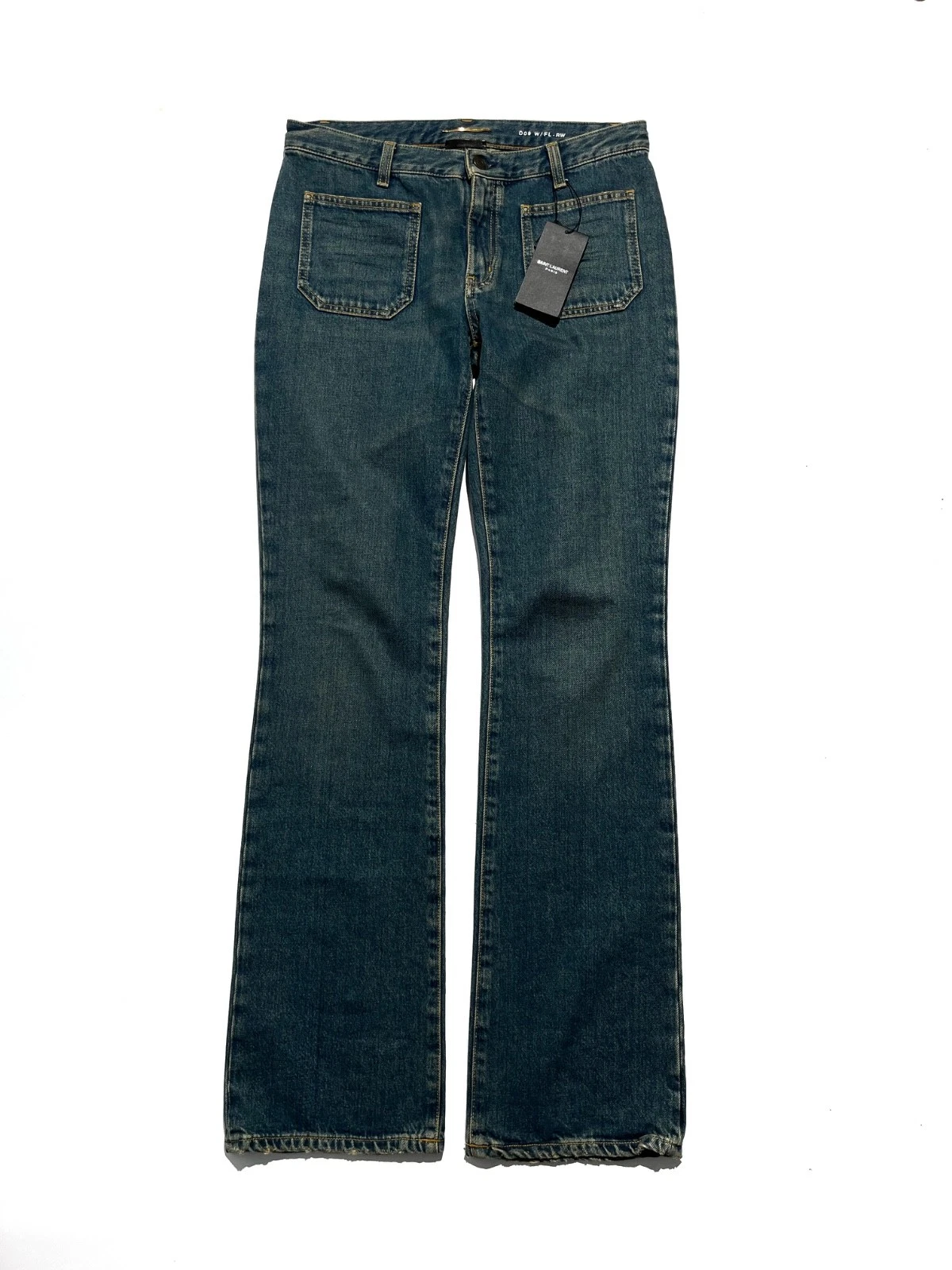 Saint Laurent — SS15 Saint Laurent Paris Hedi Slimane D09 Flared Jeans Womans 30