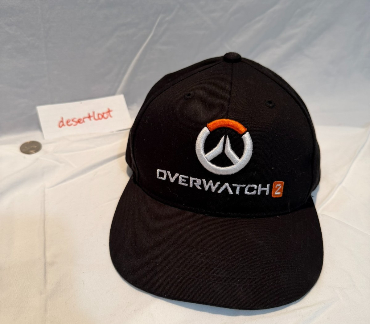 Overwatch 2 Hat Blizzard Store Snapback Black Gam… - image 1