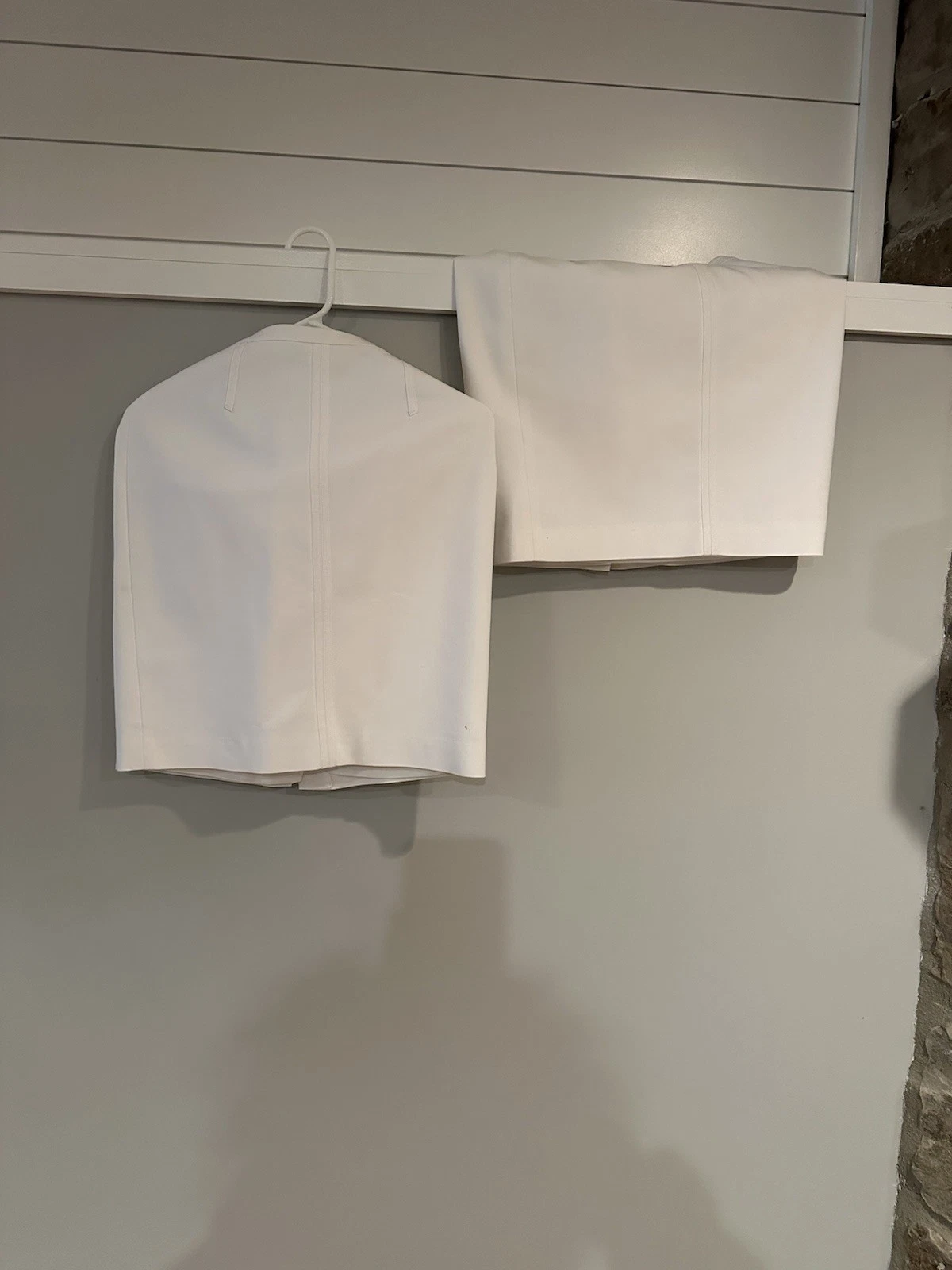 Anne Taylor Size 6 White Stretch Cotton Skirt