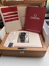 OMEGA Diver 300M Co-Axial Master Chronometer Men's Black Watch -...