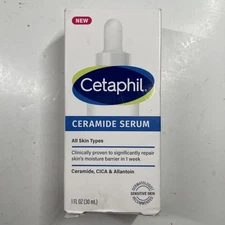 CETAPHIL Ceramide Serum All Skin Types Ceramide CICA & Allantoin 1 oz New in box