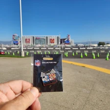 49ERS VS CAROLINA PANTHERS GAMEDAY PIN 11 24 2025 LEVI STADIUM #5 GAME DAY Z