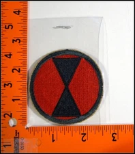 Military Patches US Army 7th Infantry Division New Old Stock #T4119