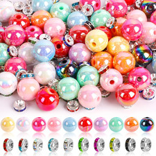 250 Pcs Beads for Pens - Focal Beads for Beadable Pens, Acrylic Bead for Beaded
