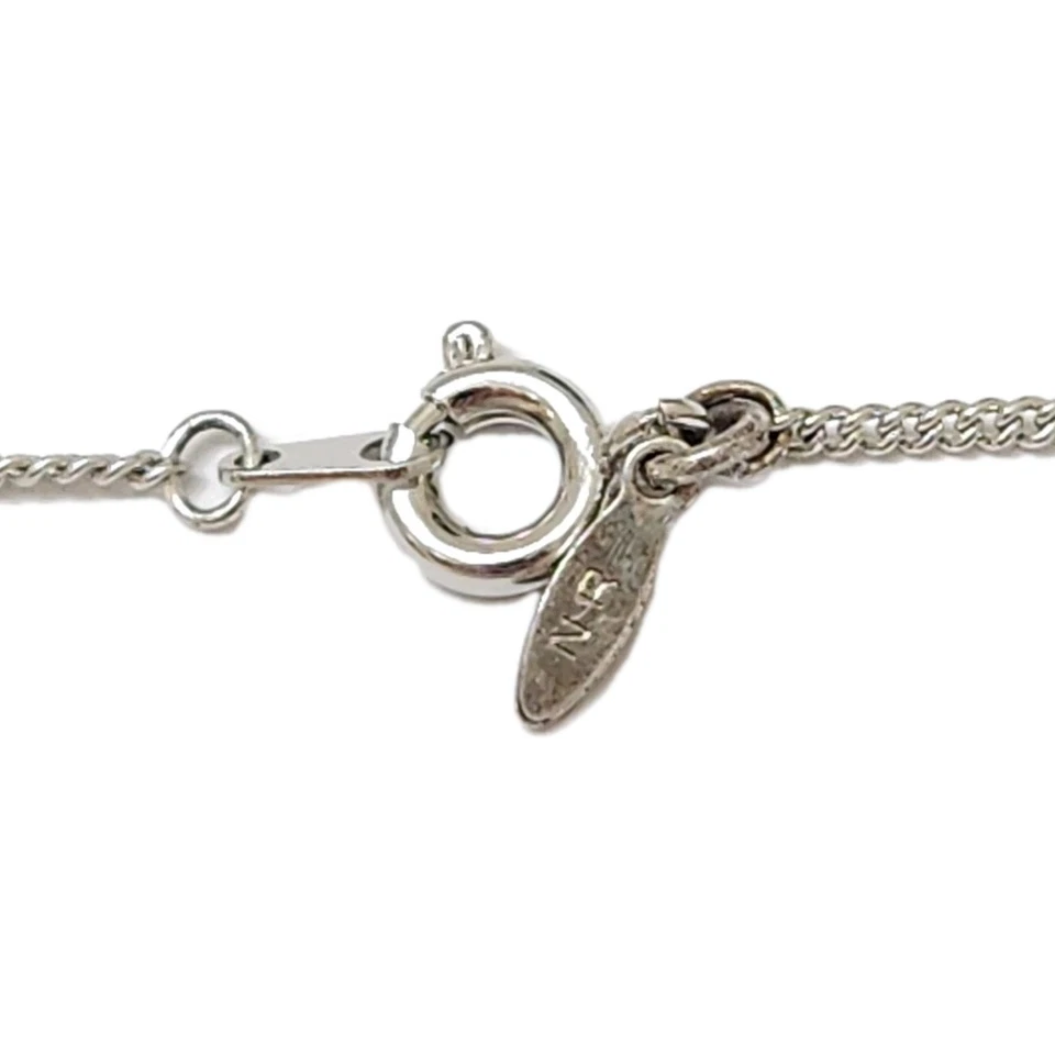 Collar de plata colgante ángel cobre acero inoxidable chapado en oro Nina Ricci Avon Foto 4 de 4