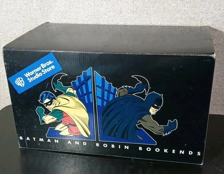 Sujetalibros Warner Brothers Store Classic Batman & Robin 1999 Nueva Caja Abierta Foto 4 de 4