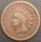 1872 Indian Head Cent (Semi-Key Date) - Combined Shipping
