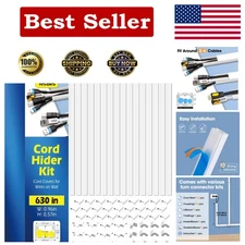 Comprehensive 630in Wire Cover Kit - Easy Installation & High Safety Standards