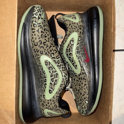 Nike Air Max 720 'Leopard Spots' Green Sneakers, Size 10.5M Or 12W  BQ7699-991